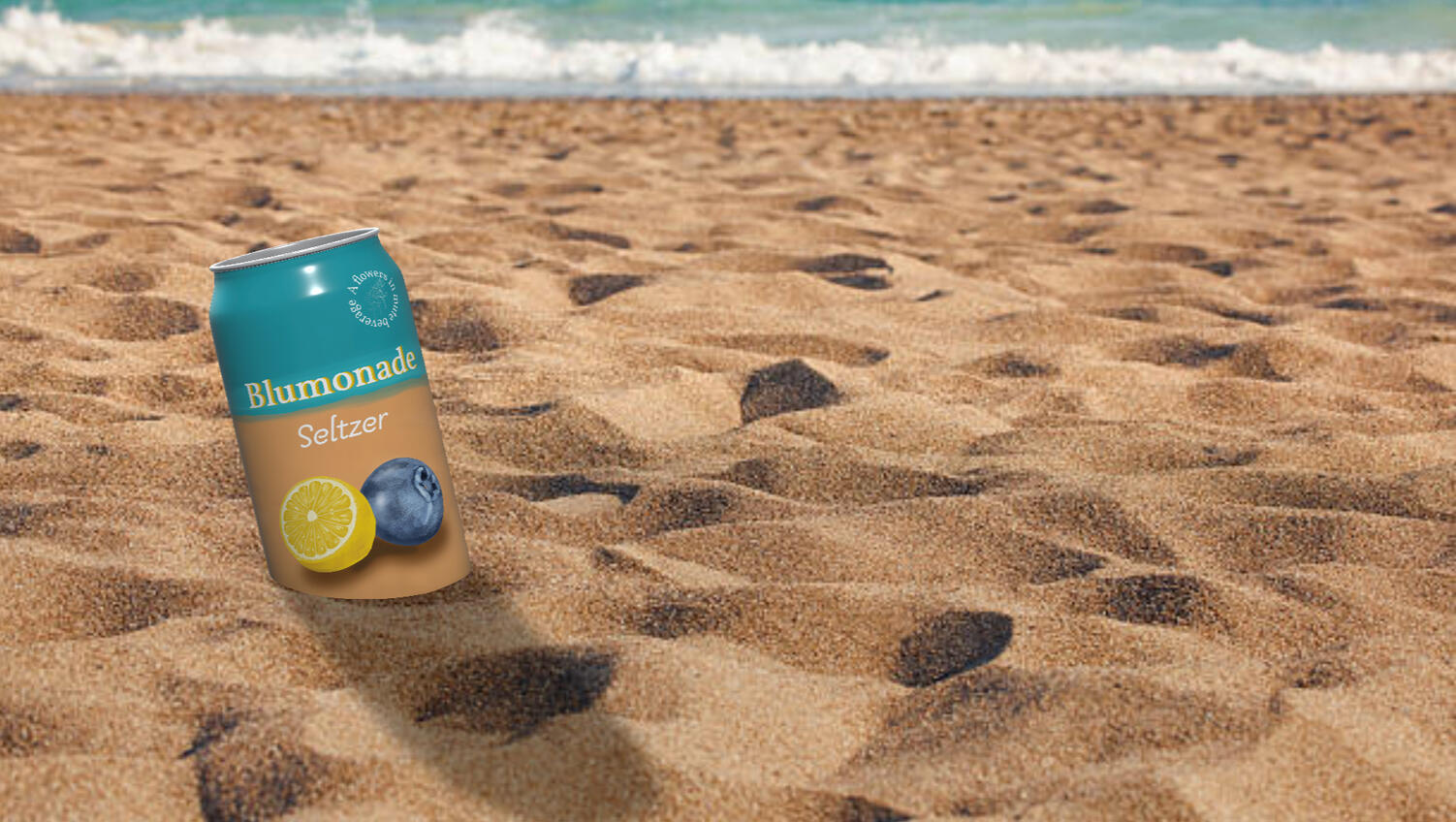 Blumonade Can- Beach poster (without text)