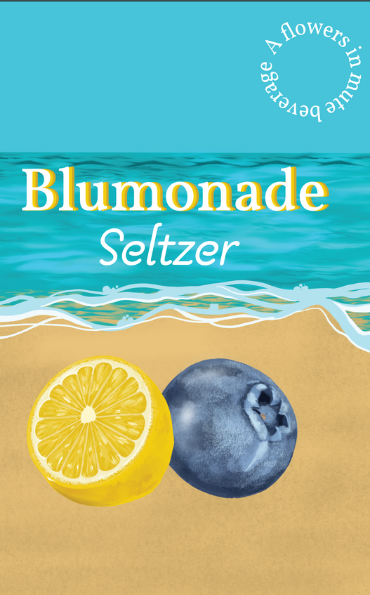 Blumonade can- front face initial sketch